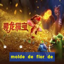 molde de flor de eva grande para imprimir